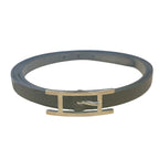 Hermes Leather Bracelet Hapi 3 Black — view 2