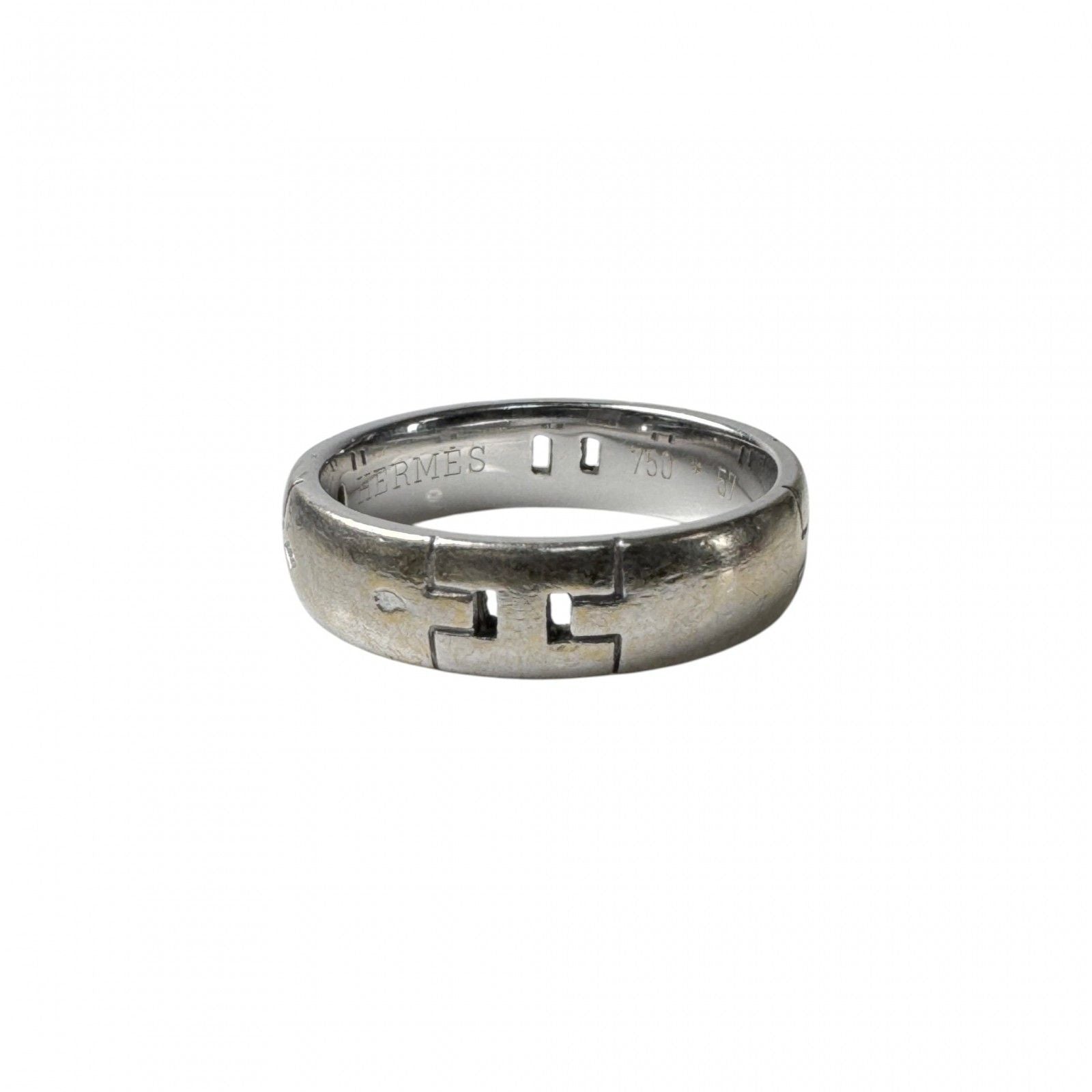 Hermes Cles Sling 18k 57 16.5 Ring — view 4
