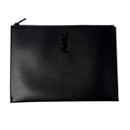 Saint Laurent YSL Monogram Clutch Black