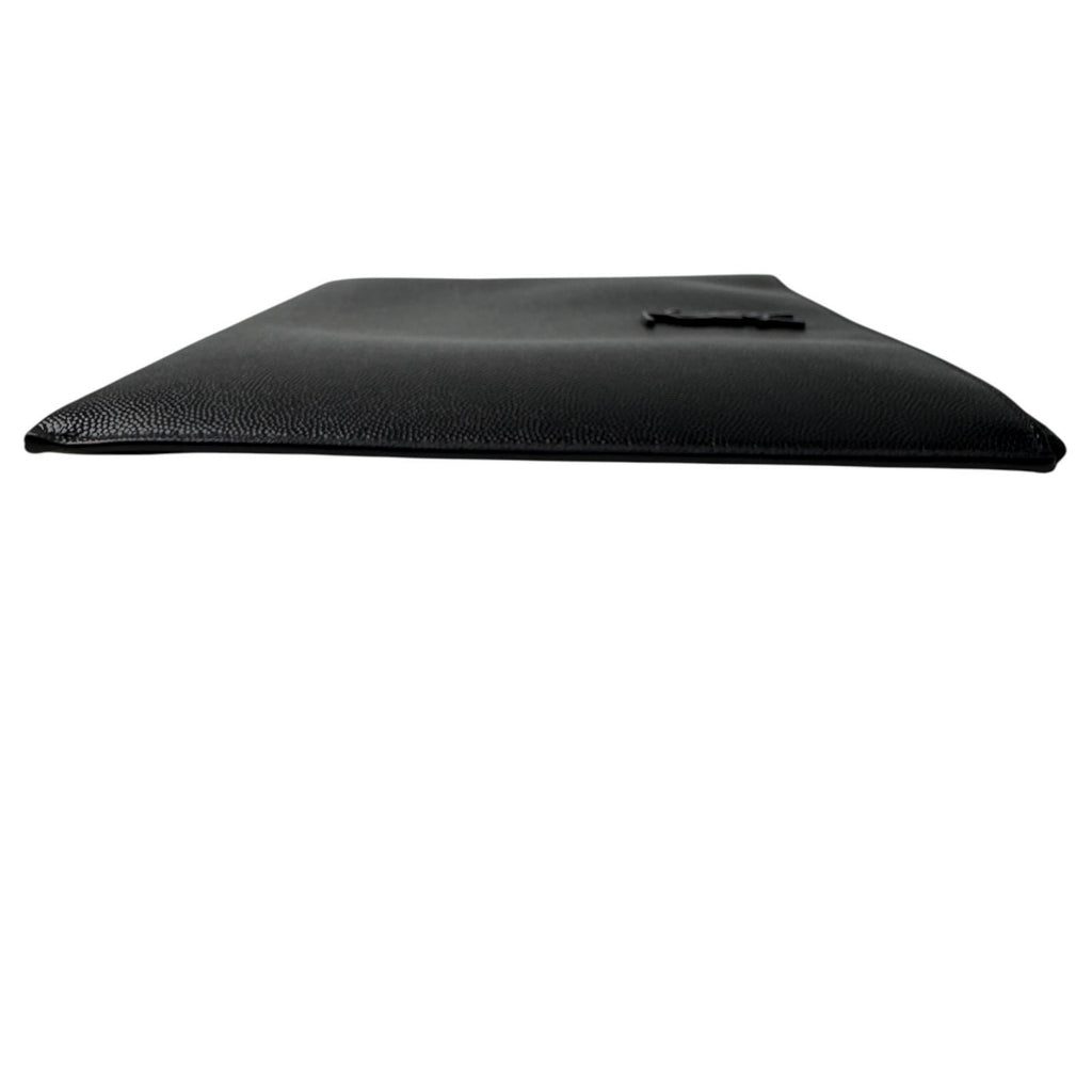 Saint Laurent YSL Monogram Clutch Black — view 4