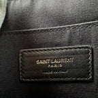 Saint Laurent YSL Monogram Clutch Black — view 8