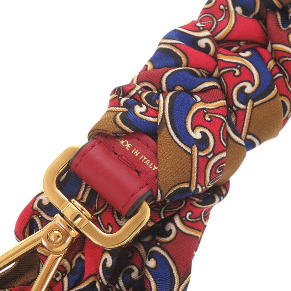 Fendi Silk Multicolor Handle Strap Replacement — view 4