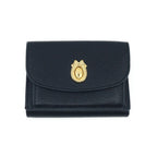 Dior Medaillon Tulip Leather Black Gold Wallet