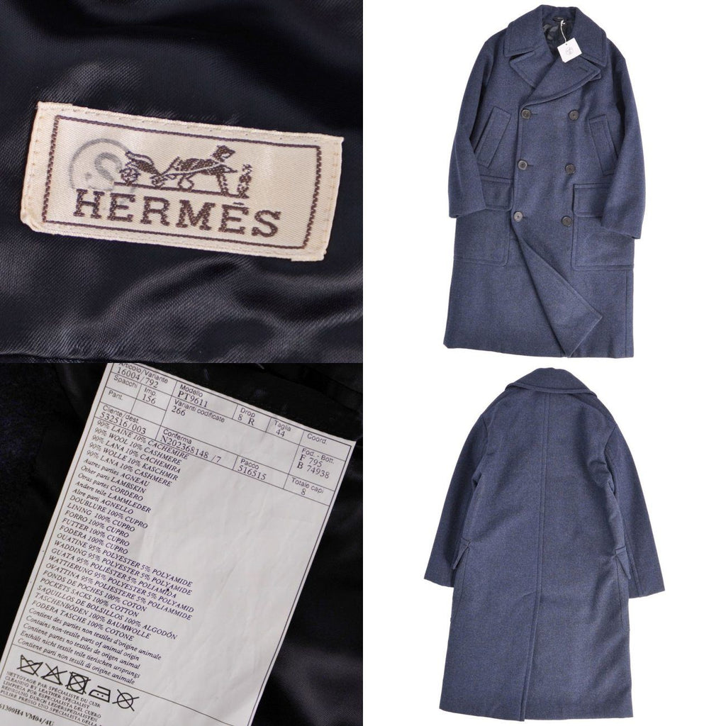 Hermes Coat Double Breasted Chesterfield — view 7