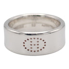 Hermes Eclipse Ribbon Ring 925 Sterling Silver Logo — view 2