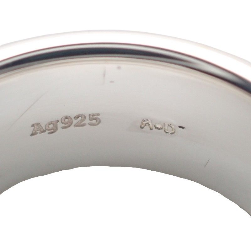Hermes Eclipse Ribbon Ring 925 Sterling Silver Logo — view 8