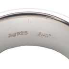 Hermes Eclipse Ribbon Ring 925 Sterling Silver Logo — view 8