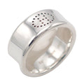 Hermes Eclipse Ribbon Ring 925 Sterling Silver Logo