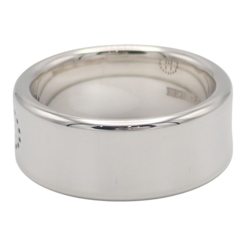 Hermes Eclipse Ribbon Ring 925 Sterling Silver Logo — view 3
