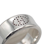 Hermes Eclipse Ribbon Ring 925 Sterling Silver Logo — view 6