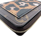 Louis Vuitton Compact Wallet Portefeuille Monogram Leopard Trifold — view 2