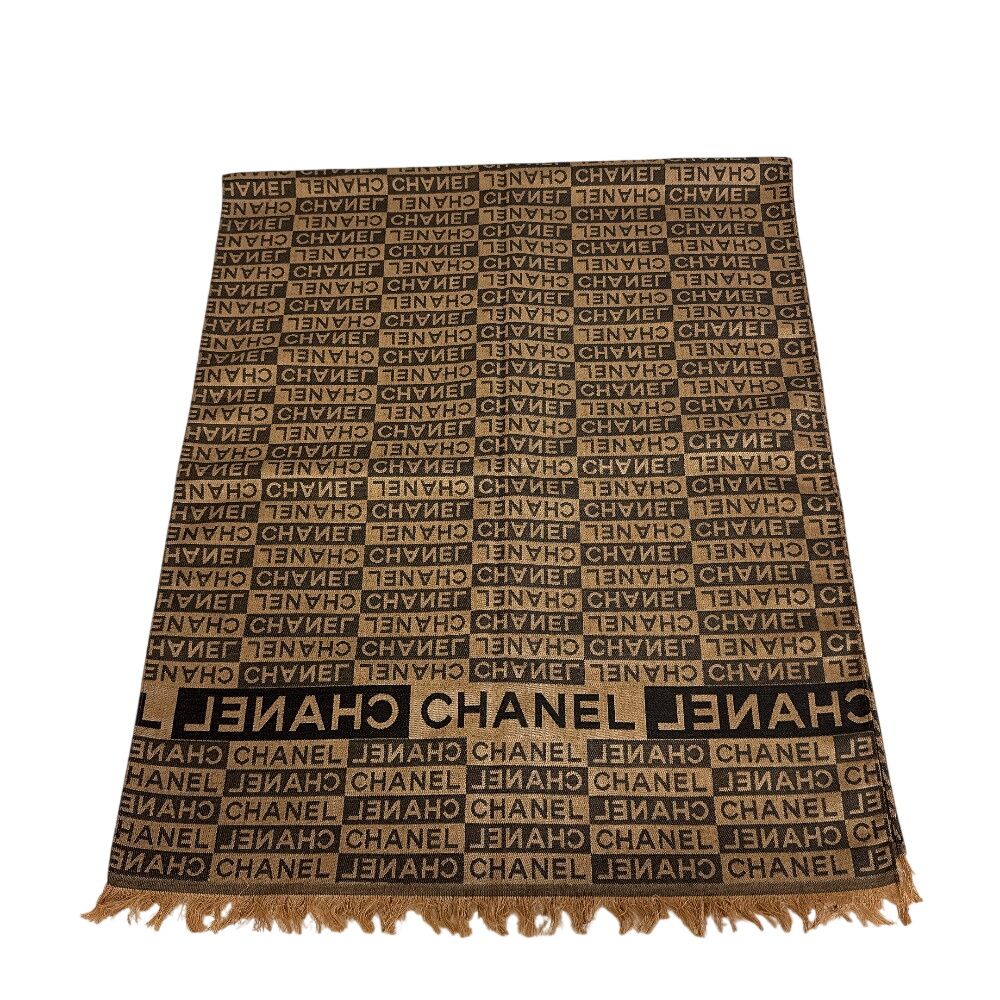Chanel Logo Shawl Scarf — view 4