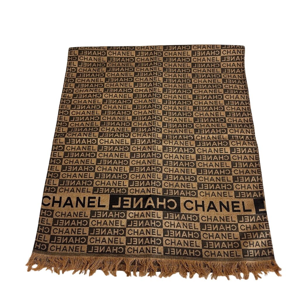Chanel Logo Shawl Scarf — view 2