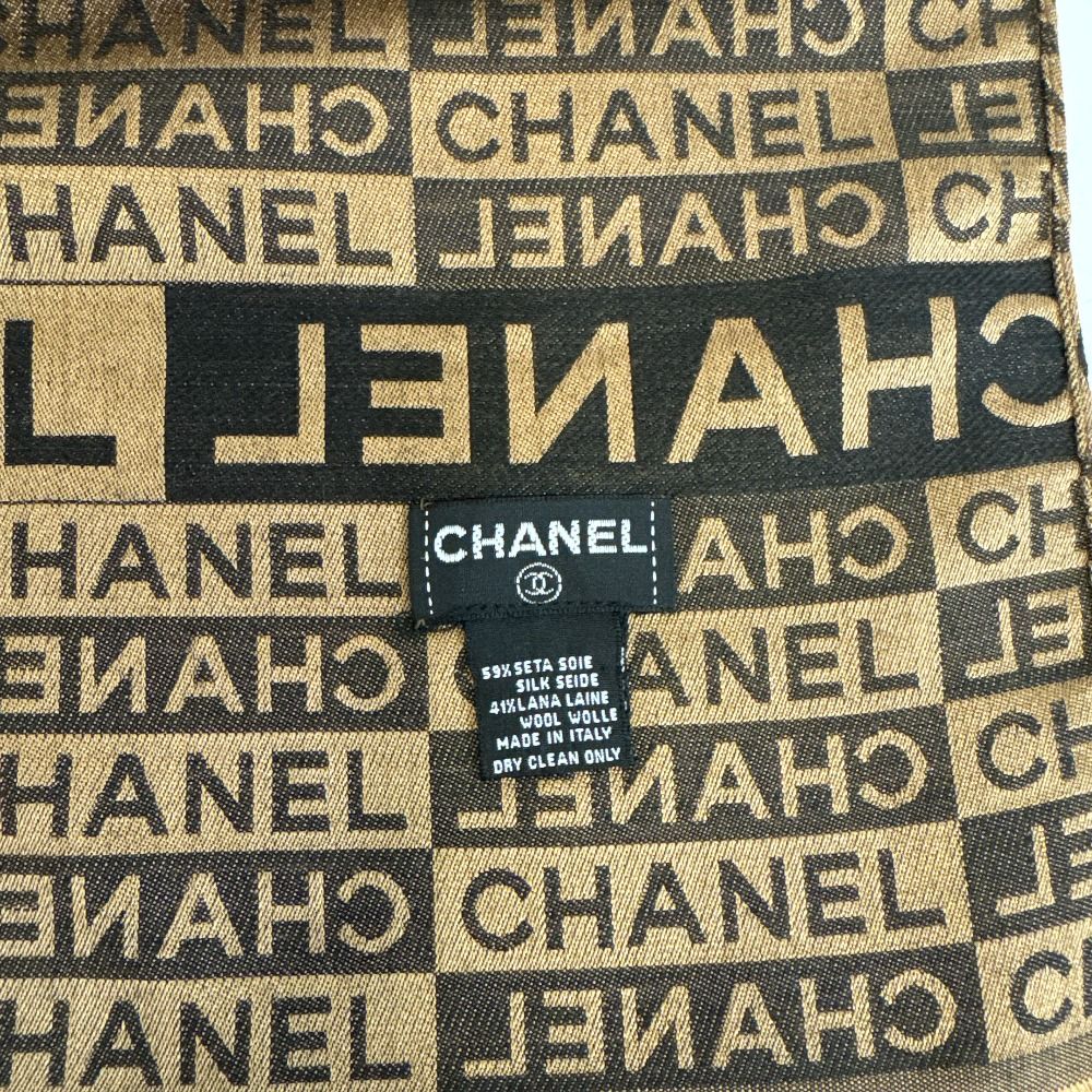 Chanel Logo Shawl Scarf — view 7