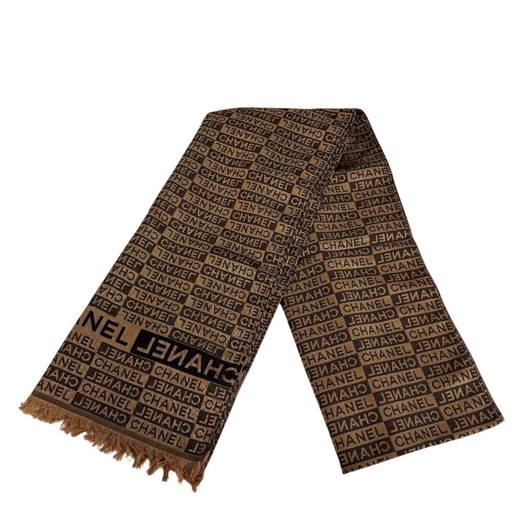 Chanel Logo Shawl Scarf