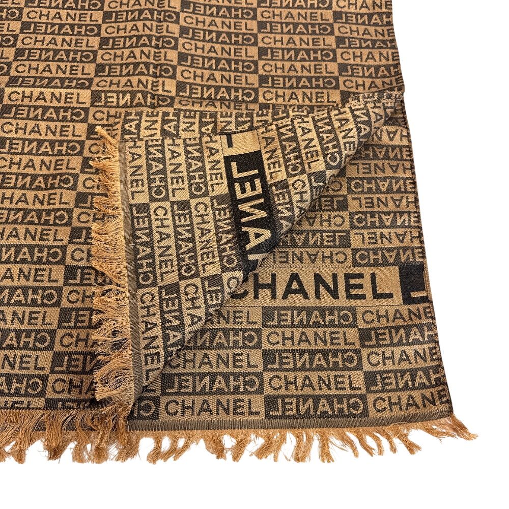 Chanel Logo Shawl Scarf — view 6