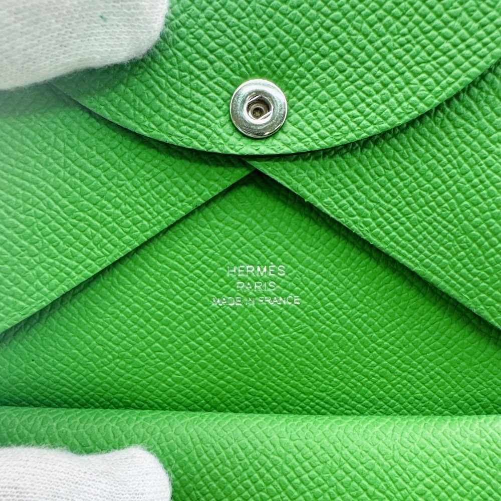 Hermes Card Calvi Duo Coin Case — view 8