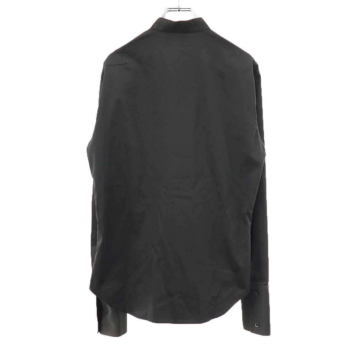 Dior Homme Luster Stand Color Shirt Black 38 — view 2