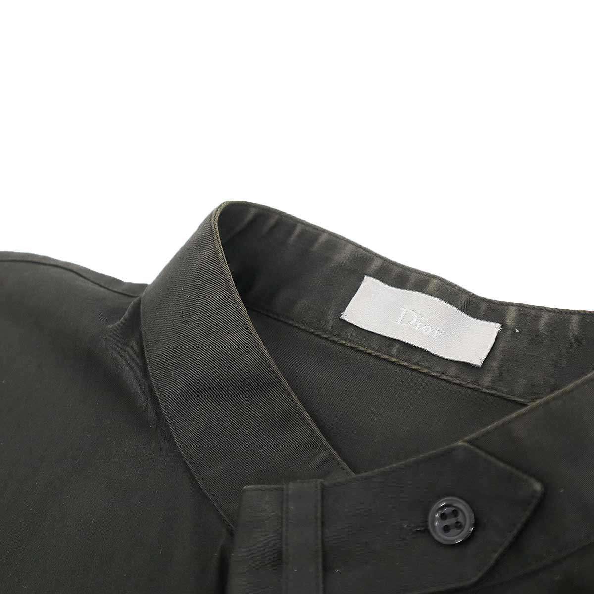 Dior Homme Luster Stand Color Shirt Black 38 — view 6