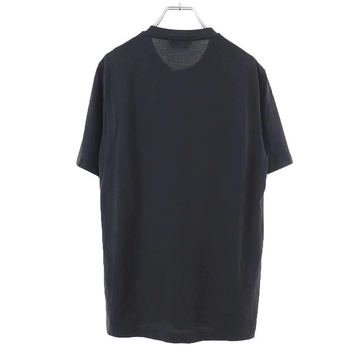 Hermes Crew Neck Pocket T-Shirt Black — view 2