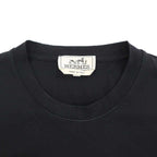 Hermes Crew Neck Pocket T-Shirt Black — view 3