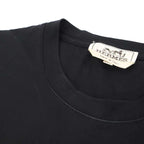 Hermes Crew Neck Pocket T-Shirt Black — view 5
