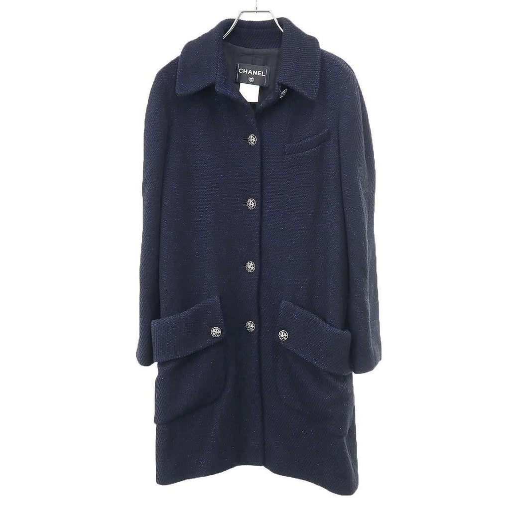 Chanel Coat Navy 34