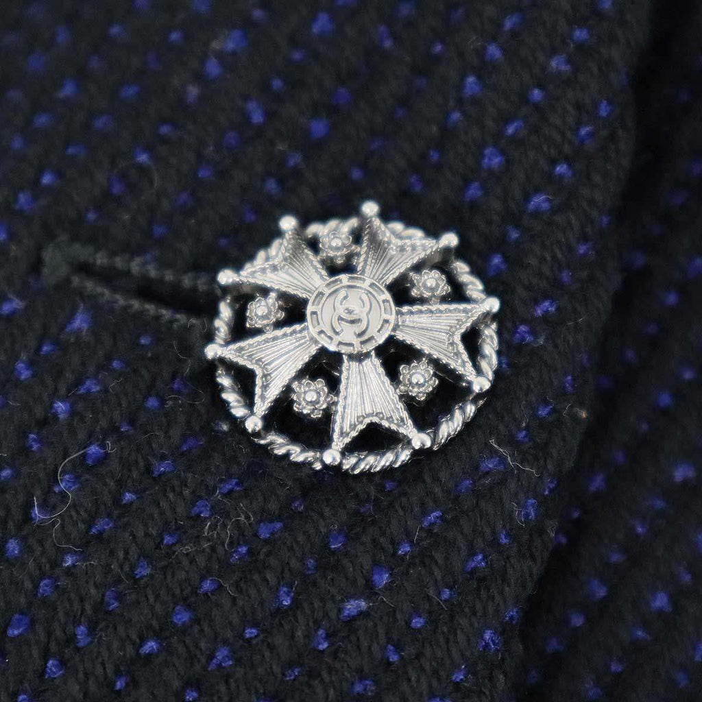 Chanel Coat Navy 34 — view 6