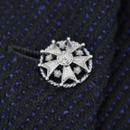 Chanel Coat Navy 34 — view 6