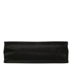 Saint Laurent Rive Gauche Tote Black Canvas Leather — view 3