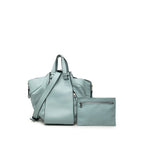Loewe Anagram Hammock 2-Way Shoulder Bag Blue Leather — view 7