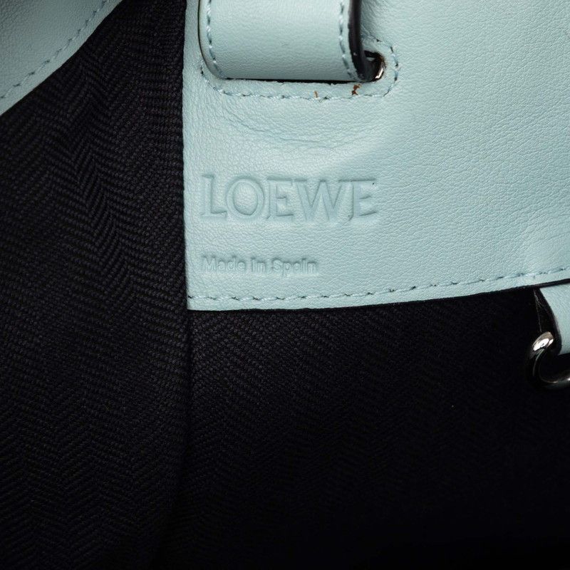 Loewe Anagram Hammock 2-Way Shoulder Bag Blue Leather — view 5