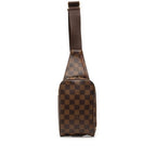 Louis Vuitton Damier Geronimos Belt Bag Brown Leather