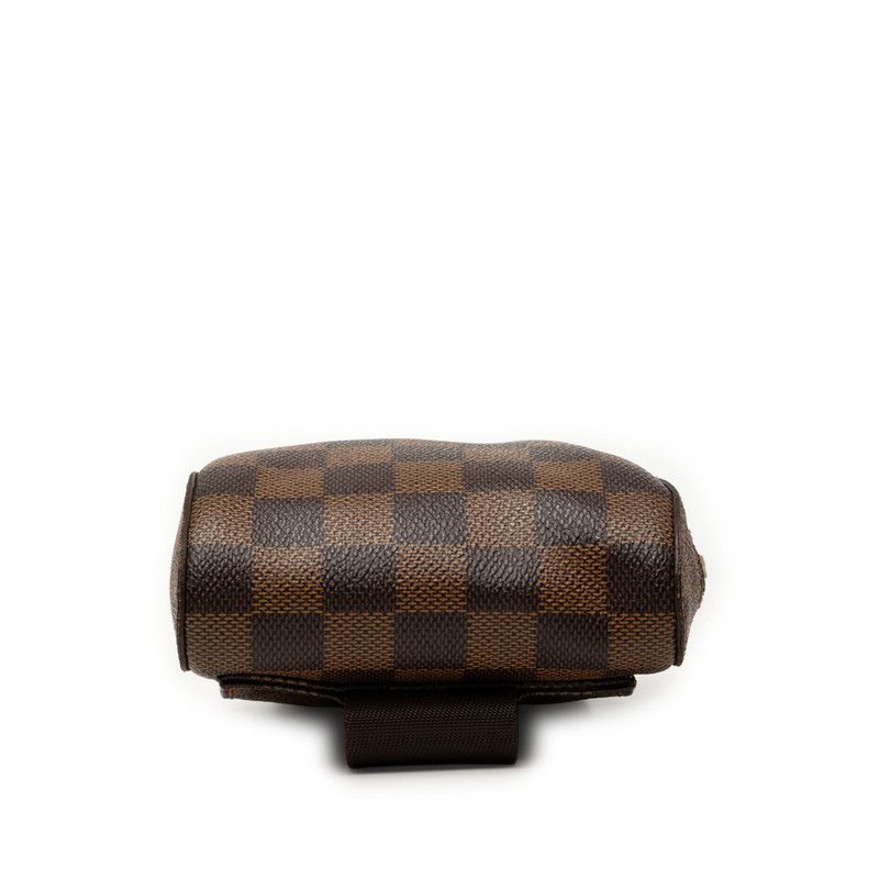 Louis Vuitton Damier Geronimos Belt Bag Brown Leather — view 3