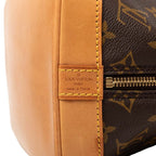 Louis Vuitton Monogram Alma PM Handbag Brown Leather — view 5