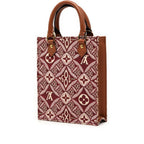 Louis Vuitton Monogram Jacquard Petite Sac Plat 2-Way Shoulder Bag Wine — view 2