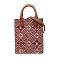 Louis Vuitton Monogram Jacquard Petite Sac Plat 2-Way Shoulder Bag Wine