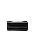 Louis Vuitton Twist MM Chain Shoulder Bag Black Ivory Leather — view 3