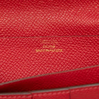 Hermes Bearn Souffle Wallet P Red Gold Veau Epsom — view 6