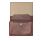 Hermes Manhattan Card Case Wine Red Gray Veau Epsom — view 4