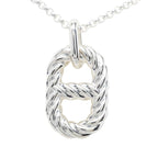 Hermes Chaine D'ancre Alea 2 Twist GM Pendant Silver — view 2