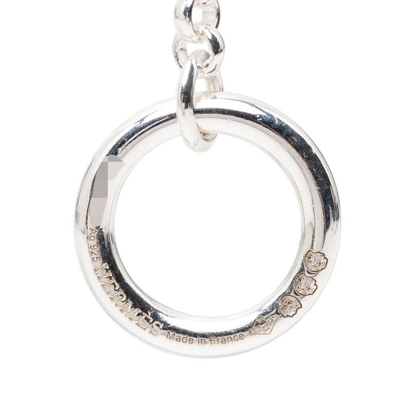 Hermes Chaine D'ancre Alea 2 Twist GM Pendant Silver — view 5