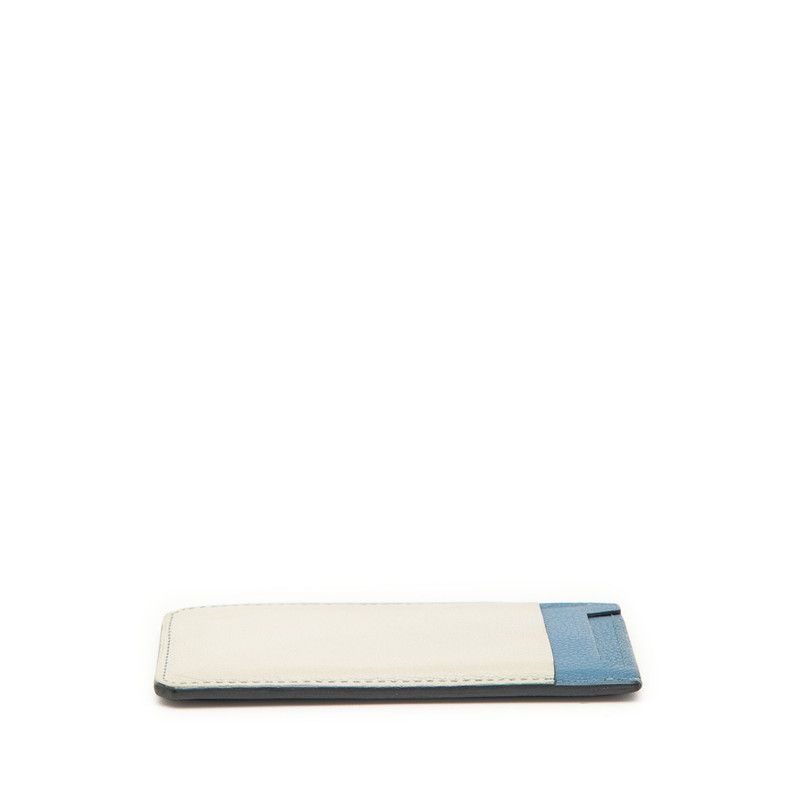 Hermes City Card Case Navy Beige — view 4