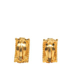 Chanel CC Logo Earrings Gold Plated — view 2
