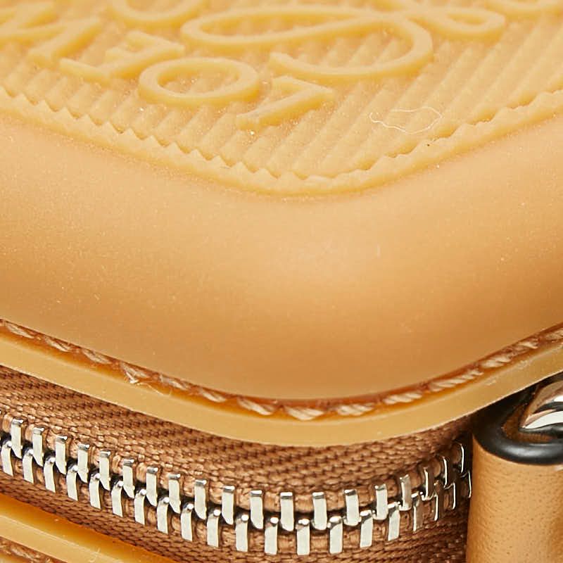 Loewe Anagram Coin Purse Brown Lava Leather — view 6