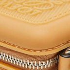 Loewe Anagram Coin Purse Brown Lava Leather — view 6