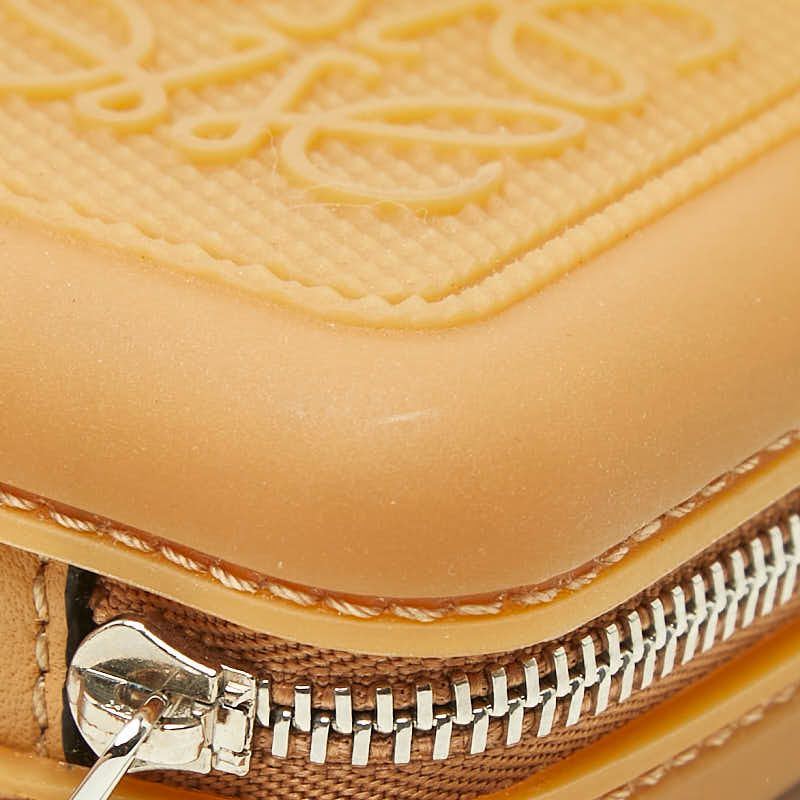Loewe Anagram Coin Purse Brown Lava Leather — view 5