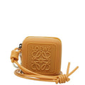 Loewe Anagram Coin Purse Brown Lava Leather