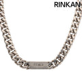 Fendi Logo Plate Chain Necklace