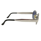 Chanel Sunglasses Vintage Metal Frame Silver Eyewear — view 4